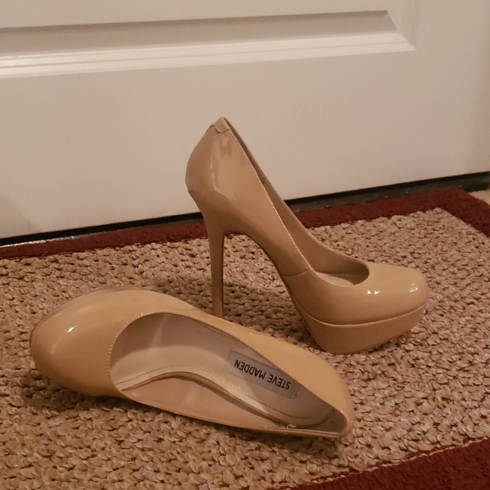 Steve Madden Tan Platform Shoes